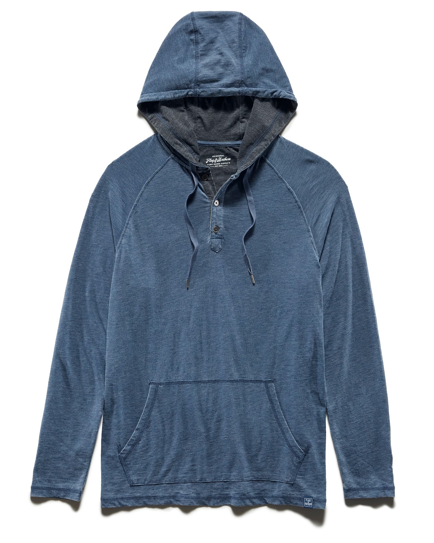 CHATHAM VINTAGE SOFT HOODED HENLEY