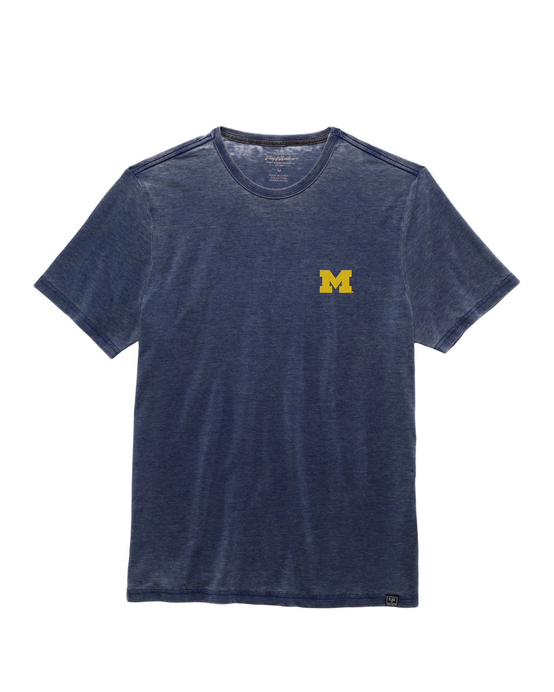 MICHIGAN DREWSVILLE BURNOUT CREWNECK TEE