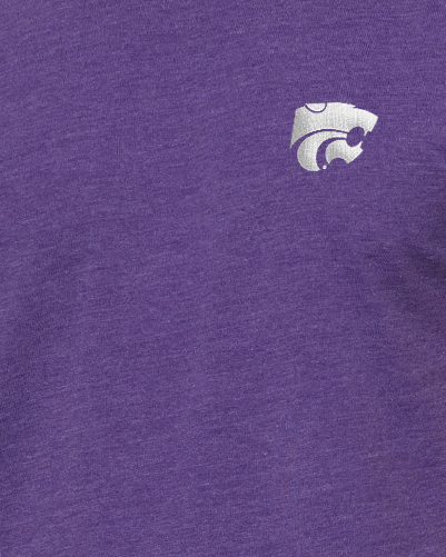 KANSAS STATE DREWSVILLE BURNOUT CREWNECK TEE