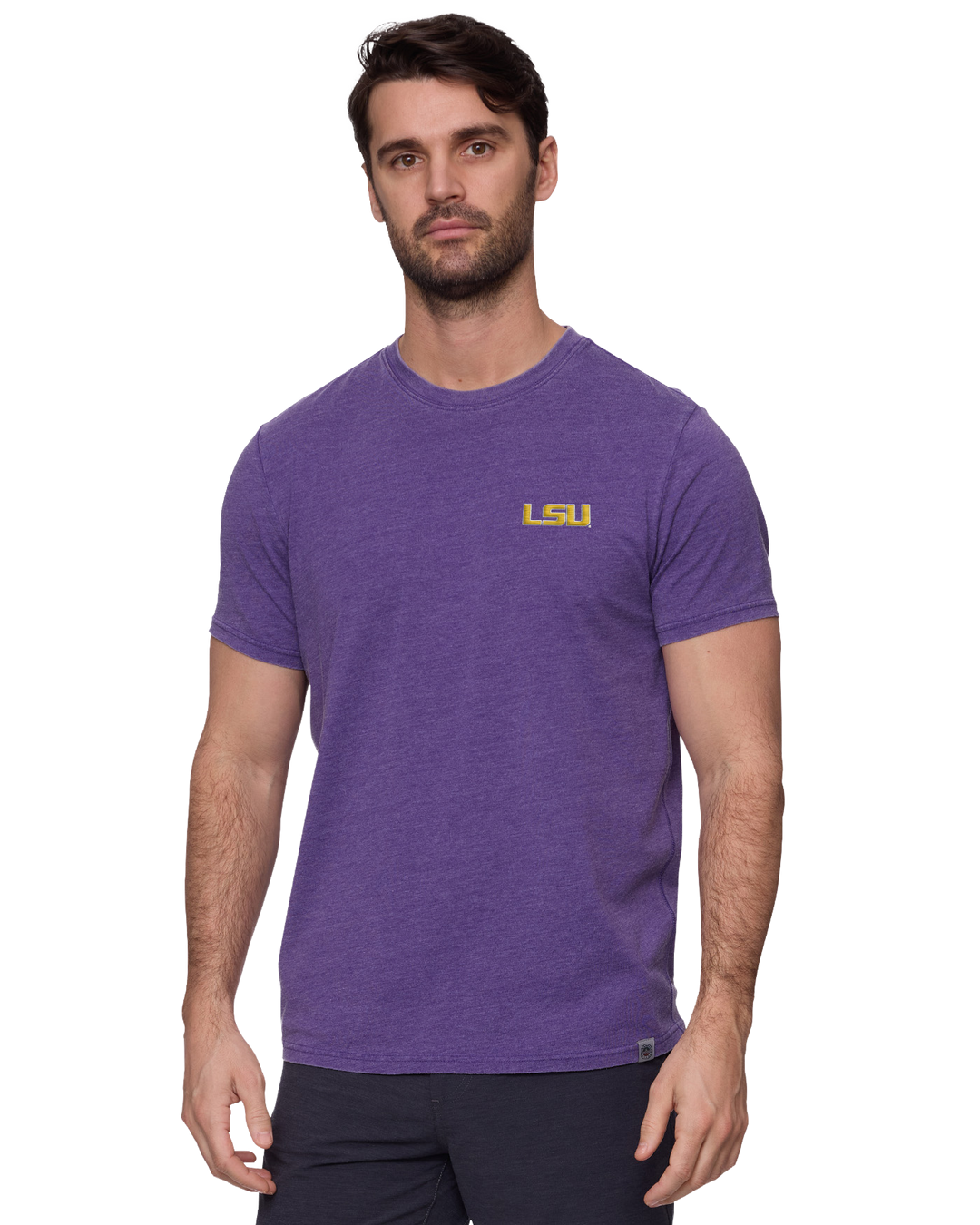 LSU DREWSVILLE BURNOUT CREWNECK TEE