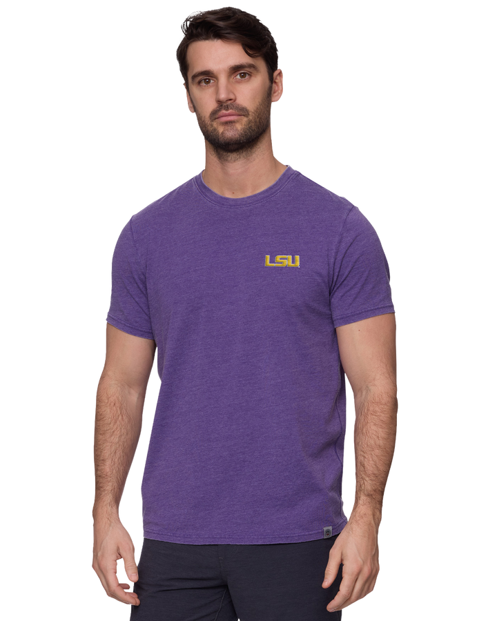 LSU DREWSVILLE BURNOUT CREWNECK TEE