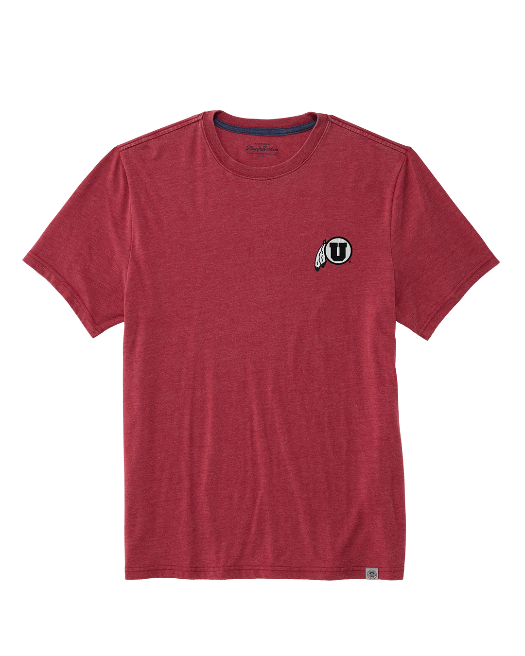 UTAH DREWSVILLE BURNOUT CREWNECK TEE