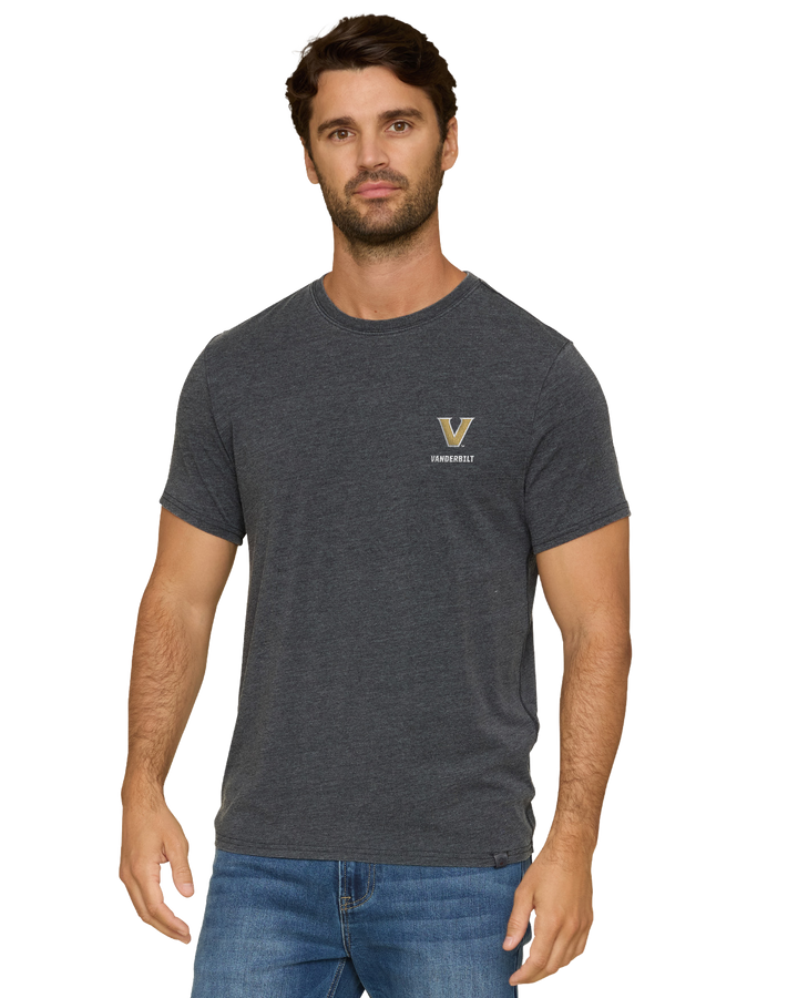 VANDERBILT DREWSVILLE BURNOUT CREWNECK TEE