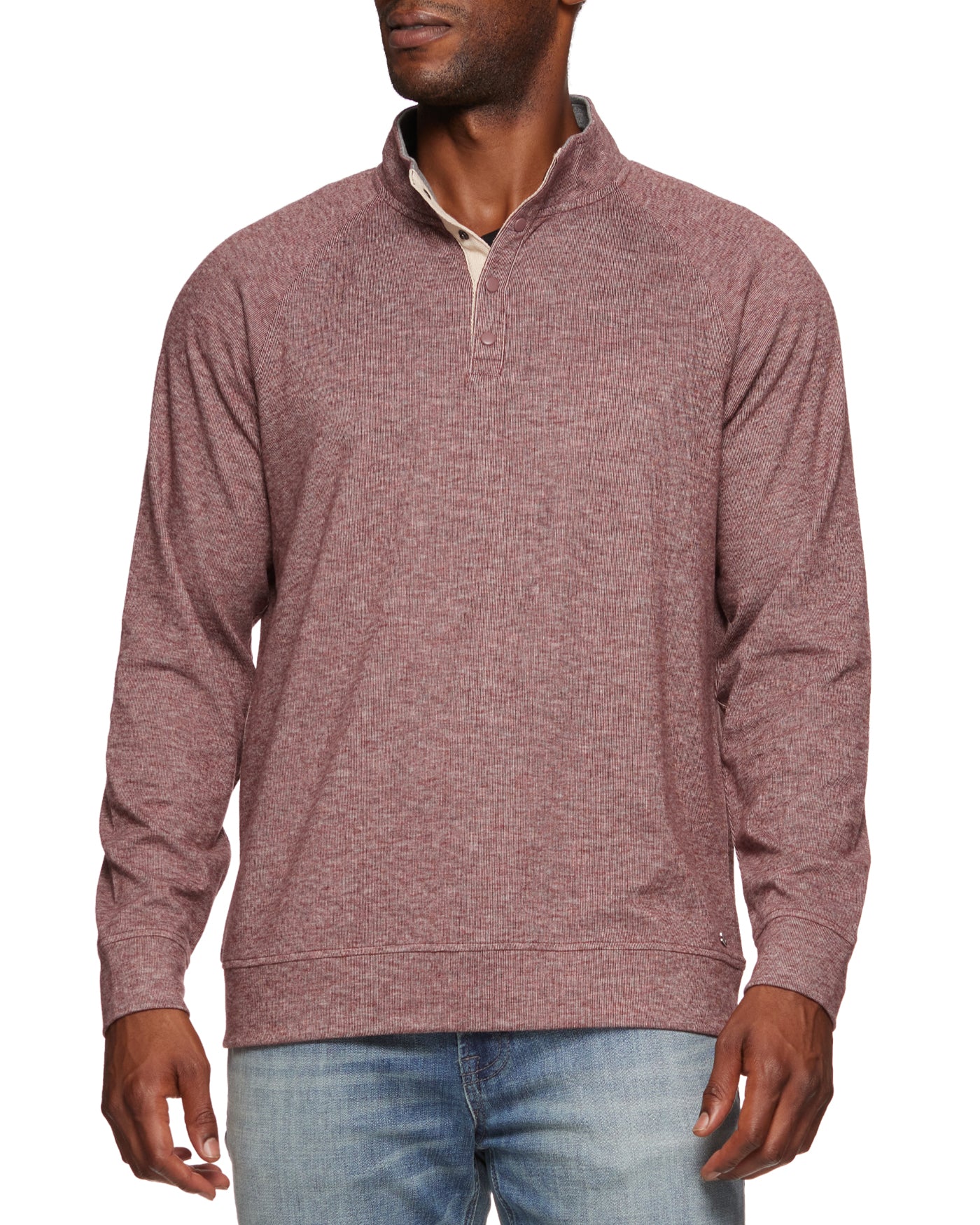 HERO TEXTURED STRETCH 1/4-SNAP PULLOVER