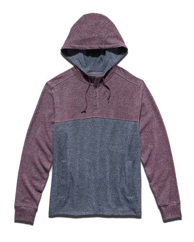 HIGHFILL SUPER-SOFT COLORBLOCK HOODED HENLEY