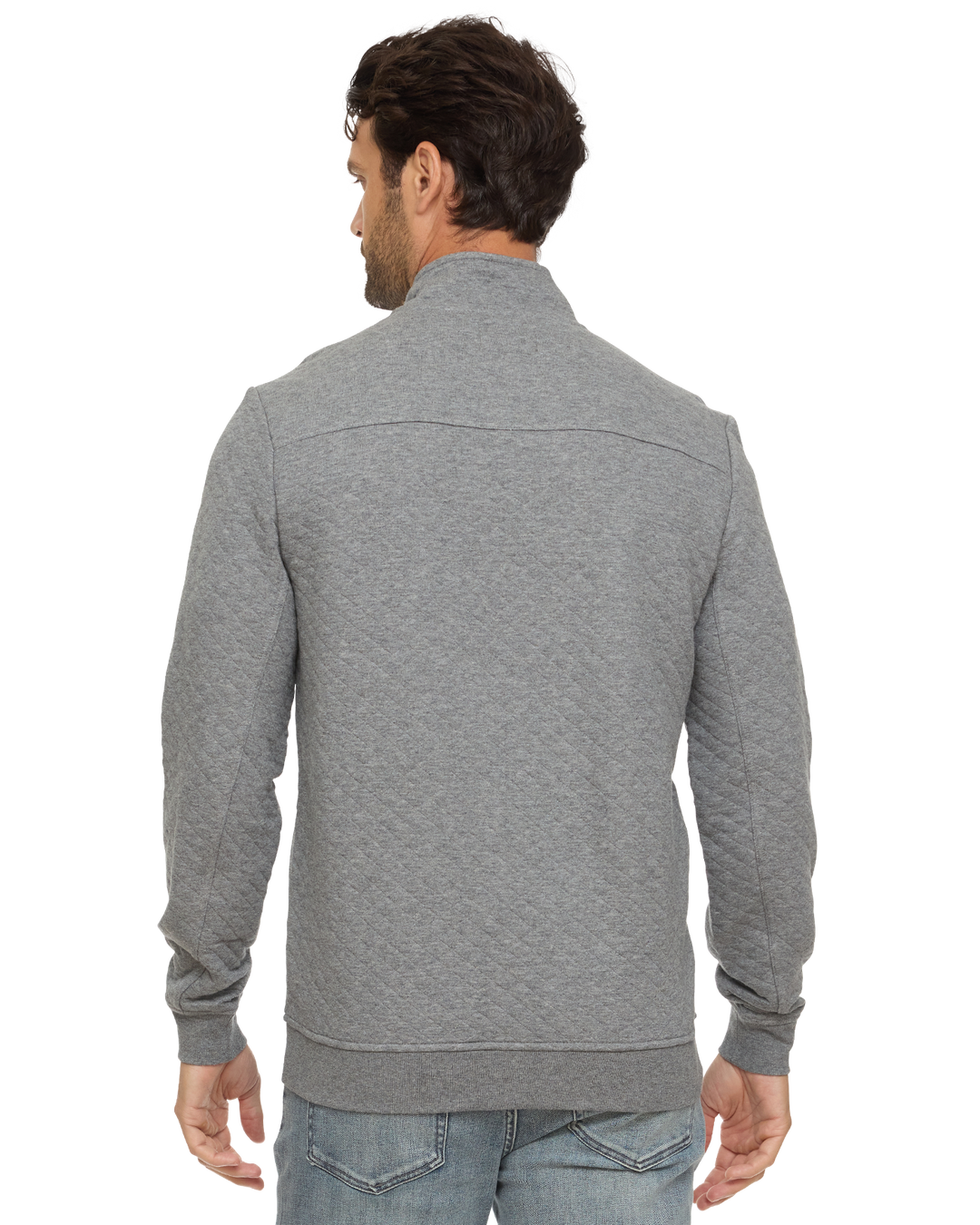 ALLOWAY QUILTED FULL-ZIP MOCK NECK JACKET