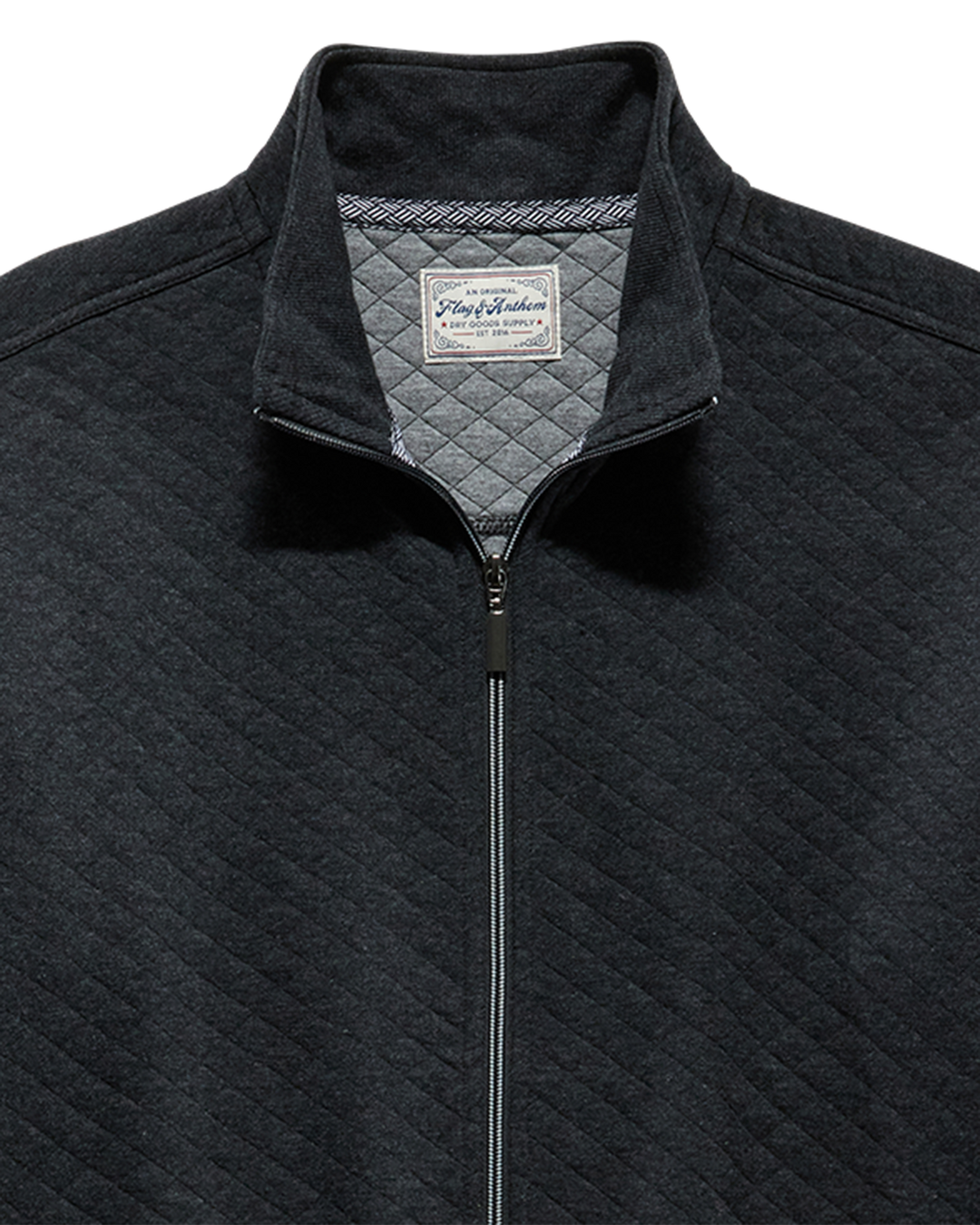 ALLOWAY QUILTED FULL-ZIP MOCK NECK JACKET