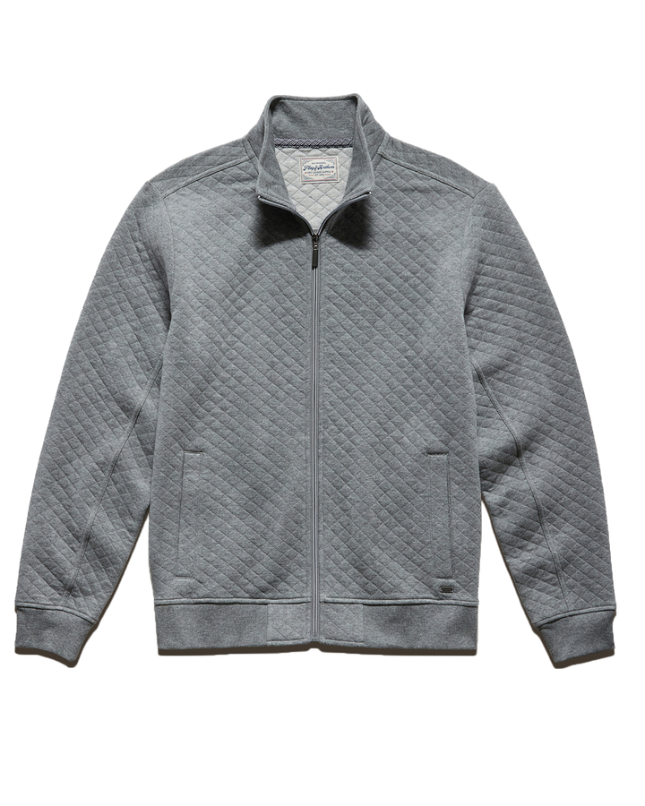 ALLOWAY QUILTED FULL-ZIP MOCK NECK JACKET
