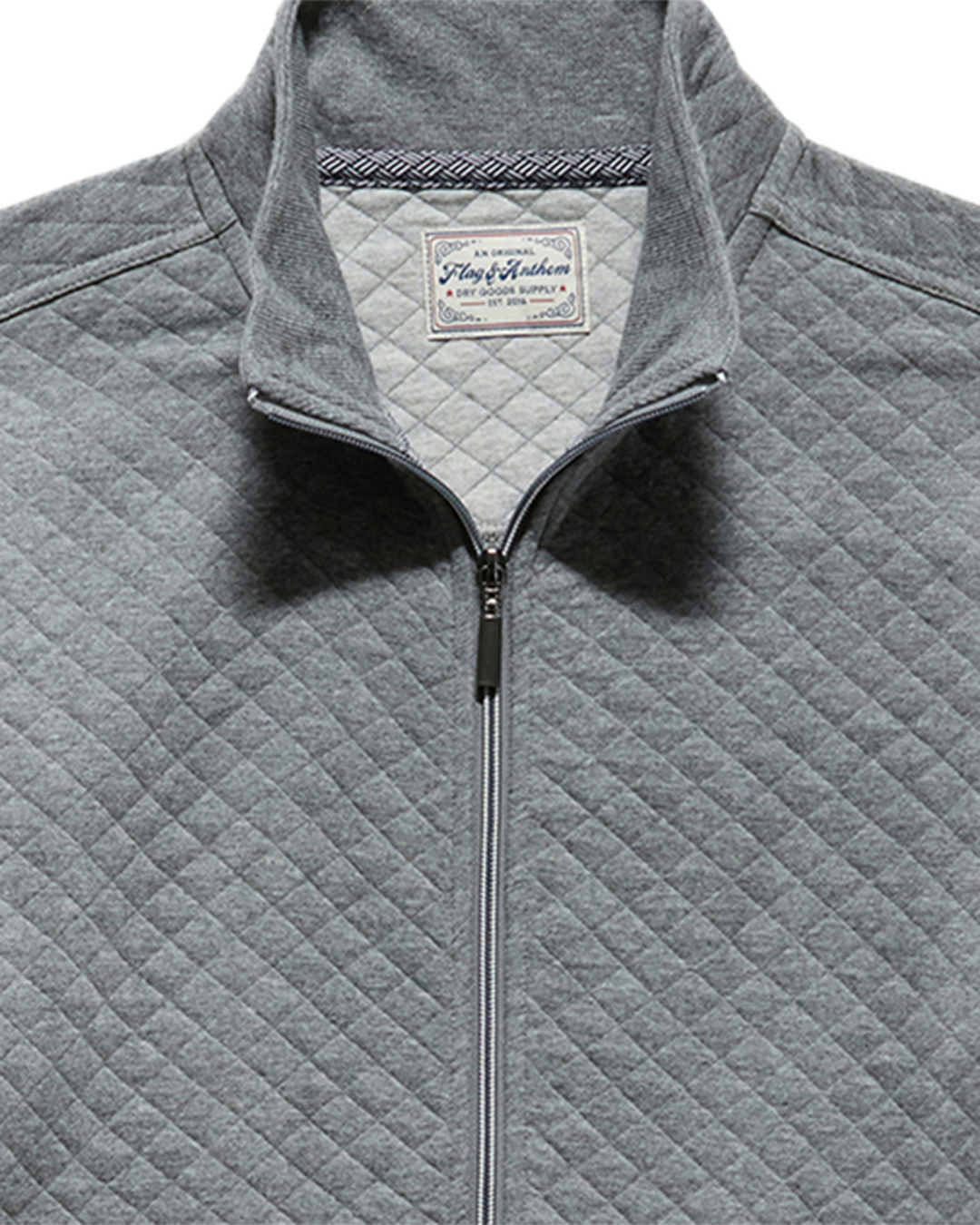 ALLOWAY QUILTED FULL-ZIP MOCK NECK JACKET