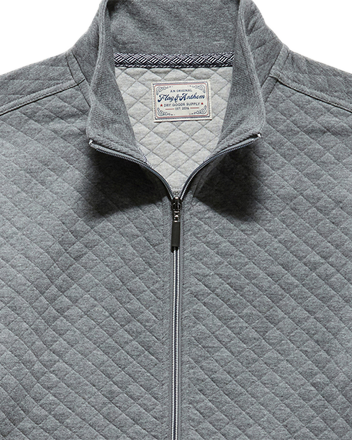 ALLOWAY QUILTED FULL-ZIP MOCK NECK JACKET