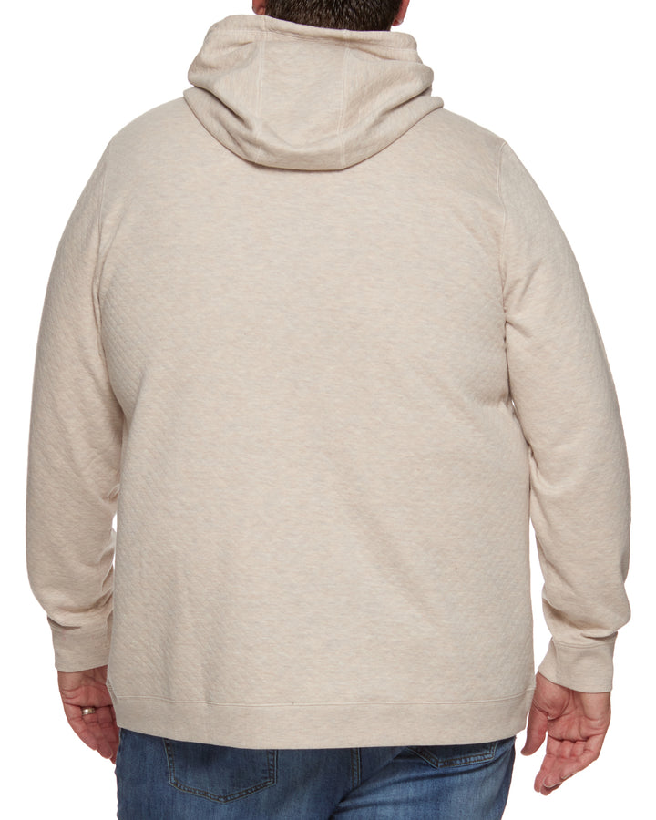 BRADNER SUPER-SOFT QUILTED HOODIE BIG & TALL