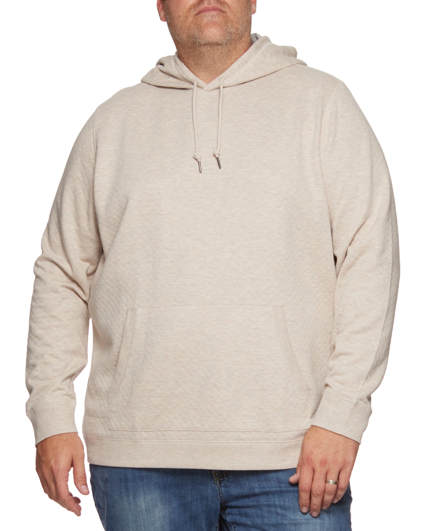 BRADNER SUPER-SOFT QUILTED HOODIE BIG & TALL