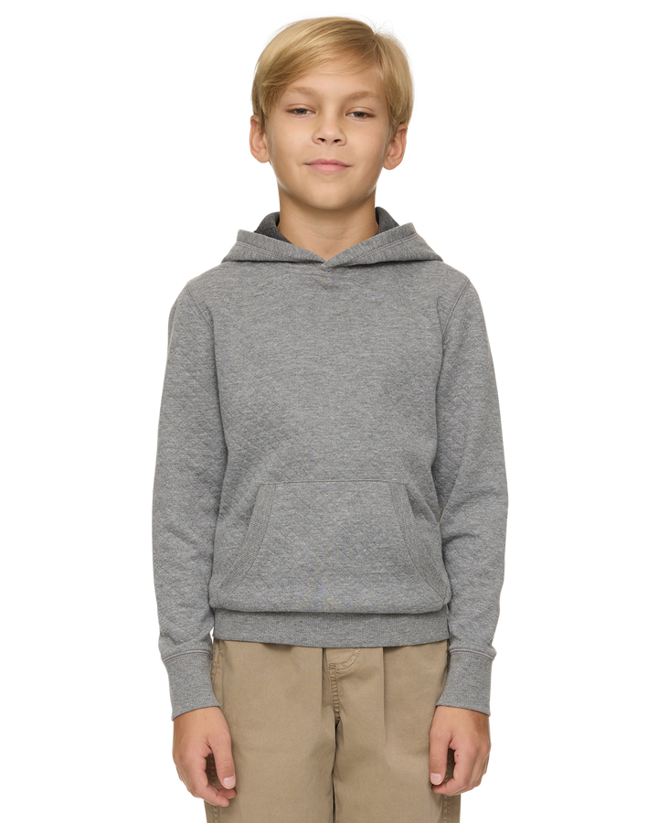 BOYS BRADNER SUPER-SOFT QUILTED HOODIE
