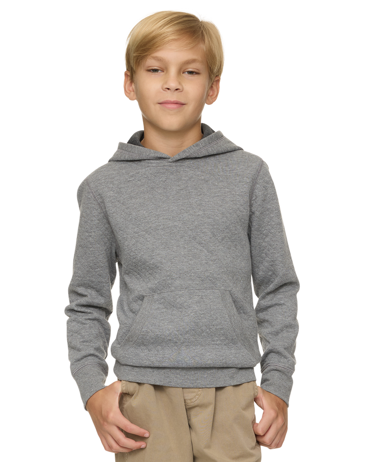 BOYS BRADNER SUPER-SOFT QUILTED HOODIE