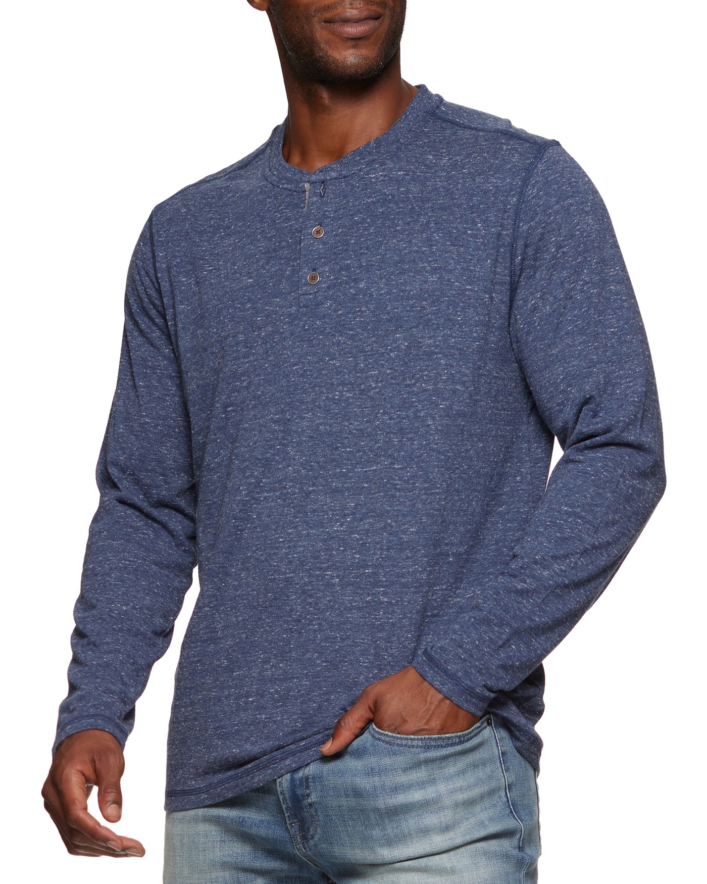 ROLLINS SNOW SLUB LS HENLEY