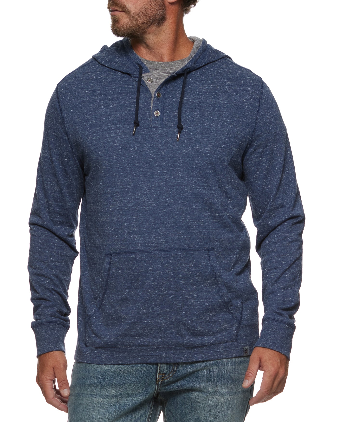 ROLLINS SNOW SLUB HOODED HENLEY