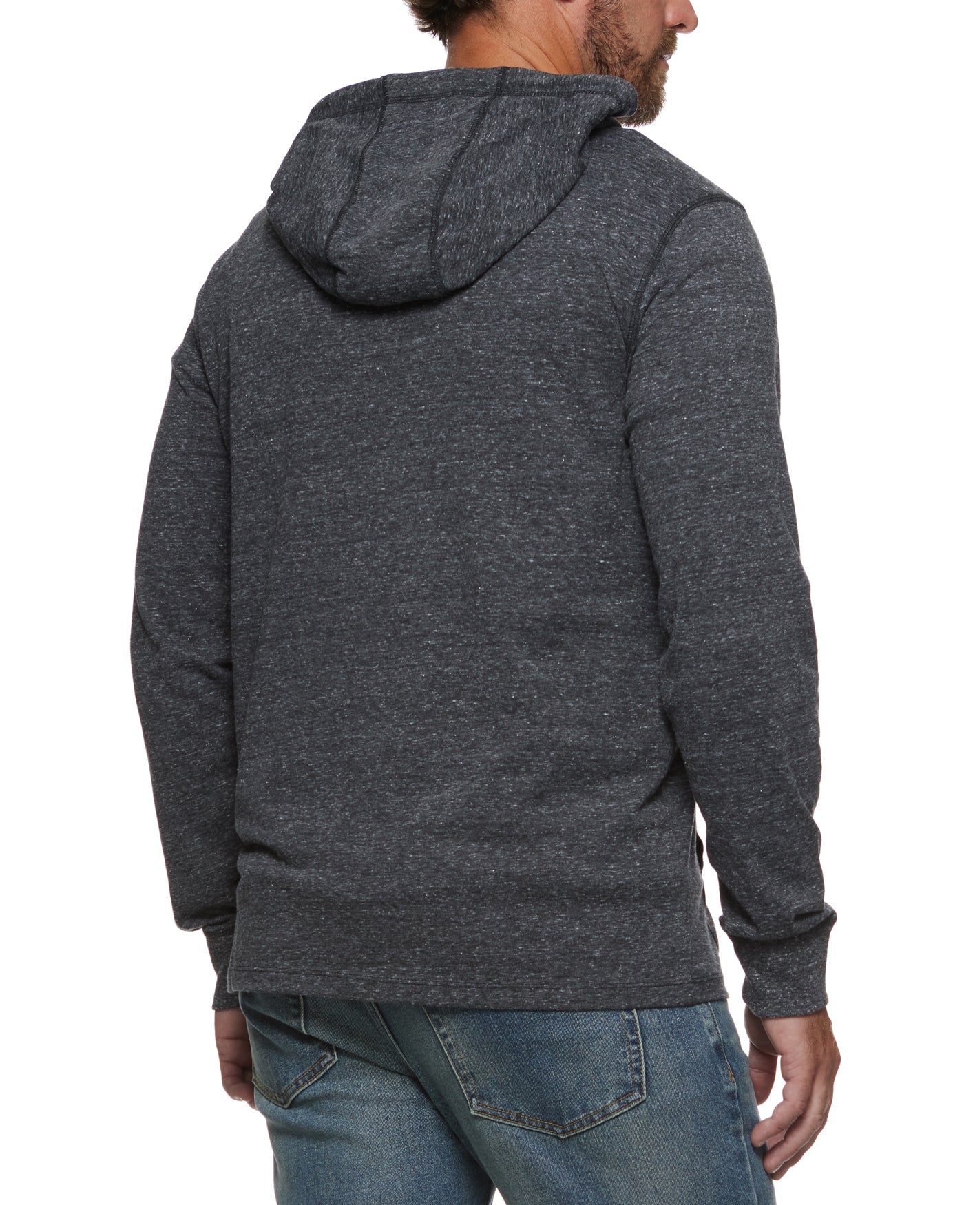 ROLLINS SNOW SLUB HOODED HENLEY