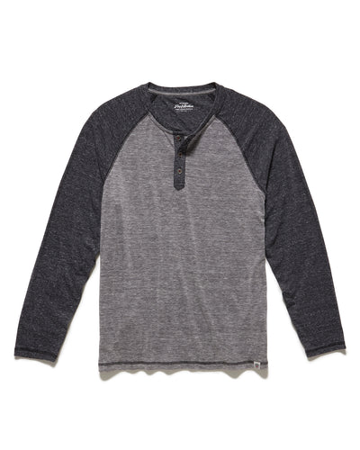 ROLLINS SNOW SLUB LS RAGLAN HENLEY