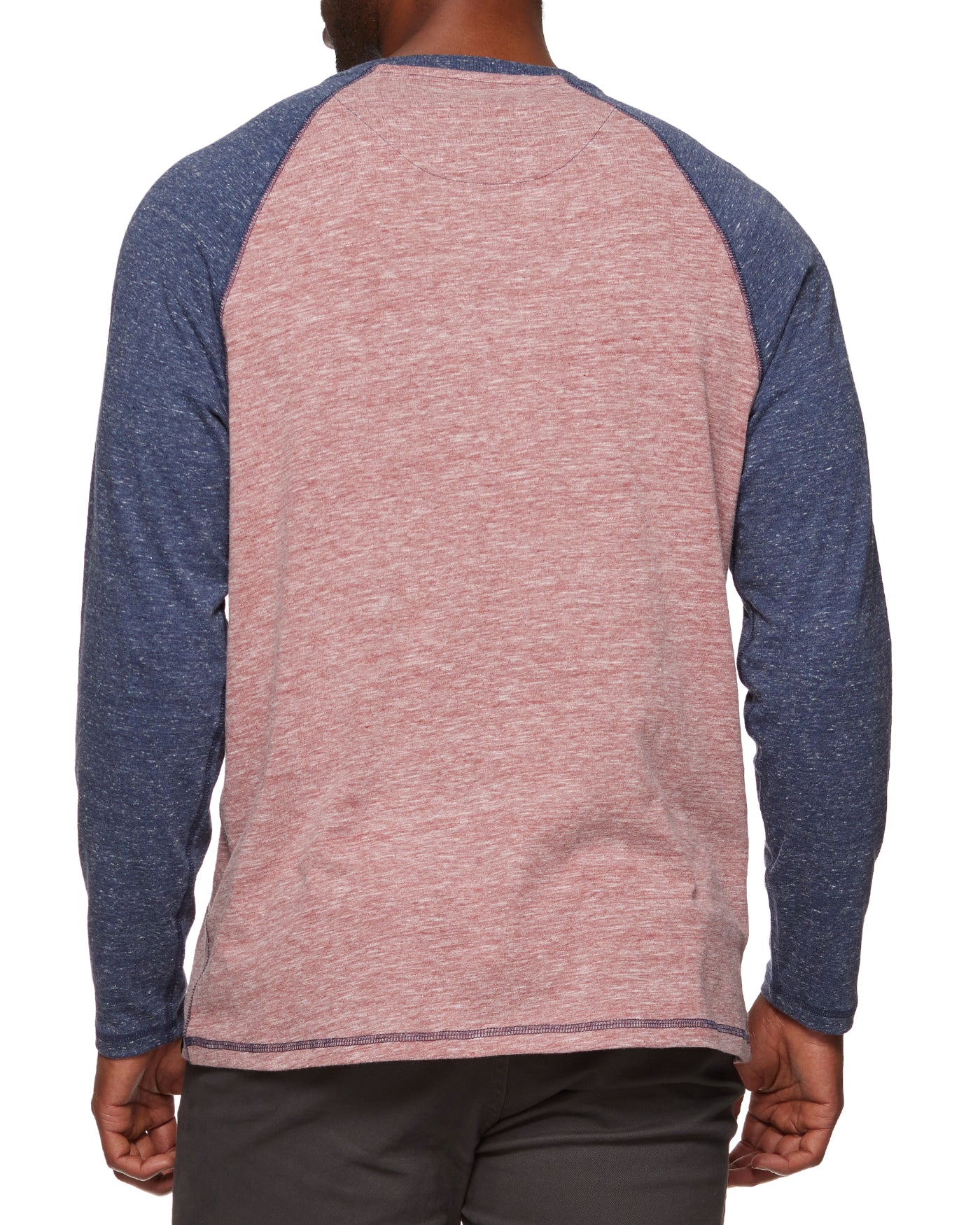 ROLLINS SNOW SLUB LS RAGLAN HENLEY