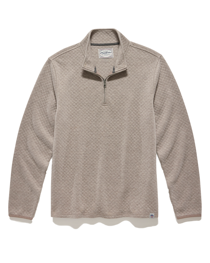 BRADNER SUPER SOFT QUILTED 1/4-ZIP