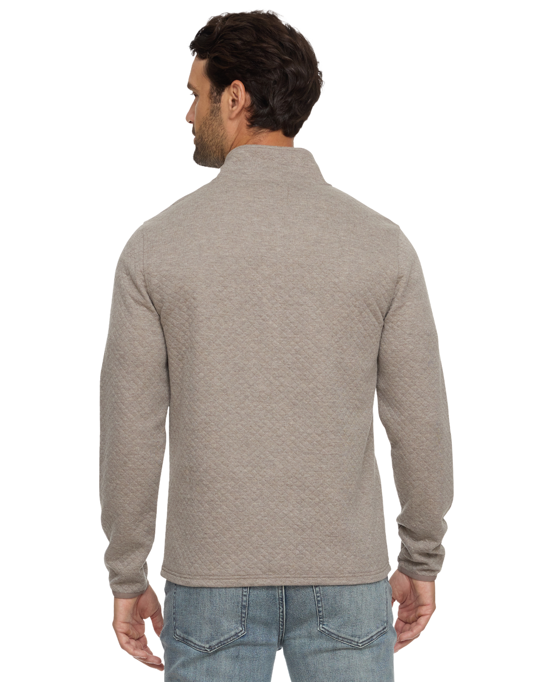 BRADNER SUPER SOFT QUILTED 1/4-ZIP