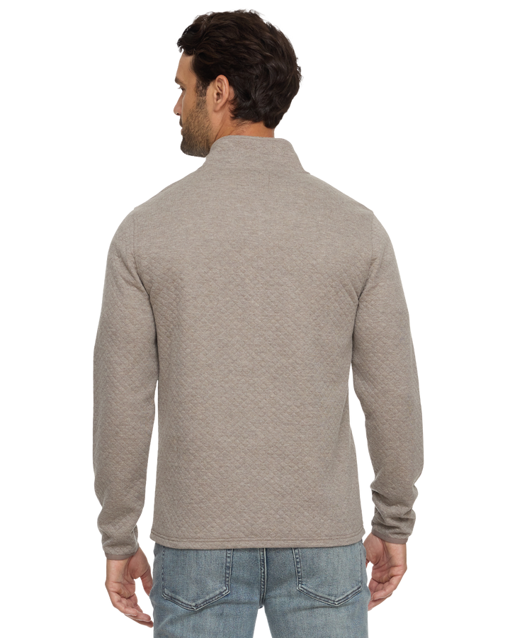 BRADNER SUPER SOFT QUILTED 1/4-ZIP
