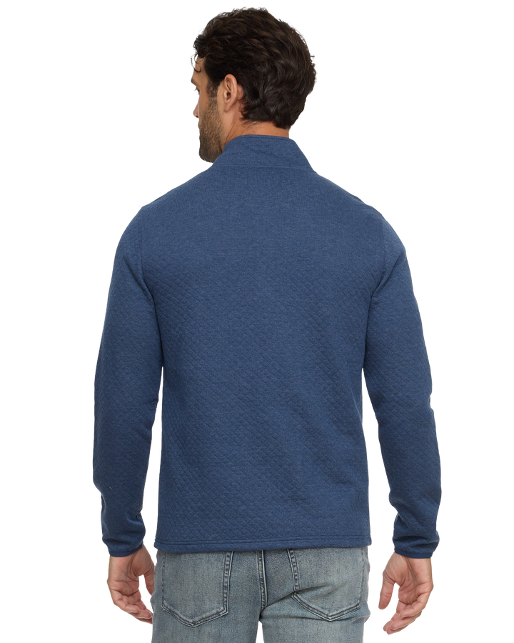 BRADNER SUPER SOFT QUILTED 1/4-ZIP PULLOVER