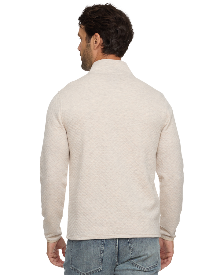BRADNER SUPER SOFT QUILTED 1/4-ZIP PULLOVER