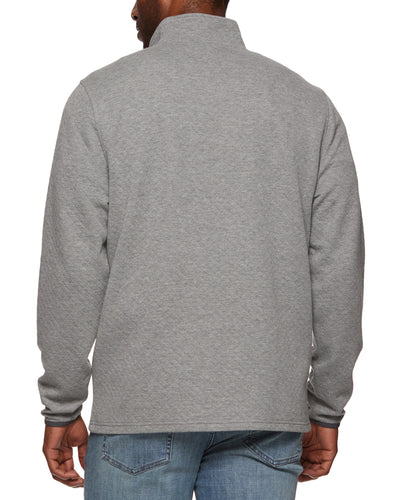 BRADNER SUPER-SOFT QUILTED 1/4-ZIP PULLOVER