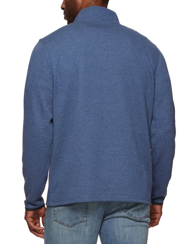 BRADNER SUPER-SOFT QUILTED 1/4-ZIP PULLOVER