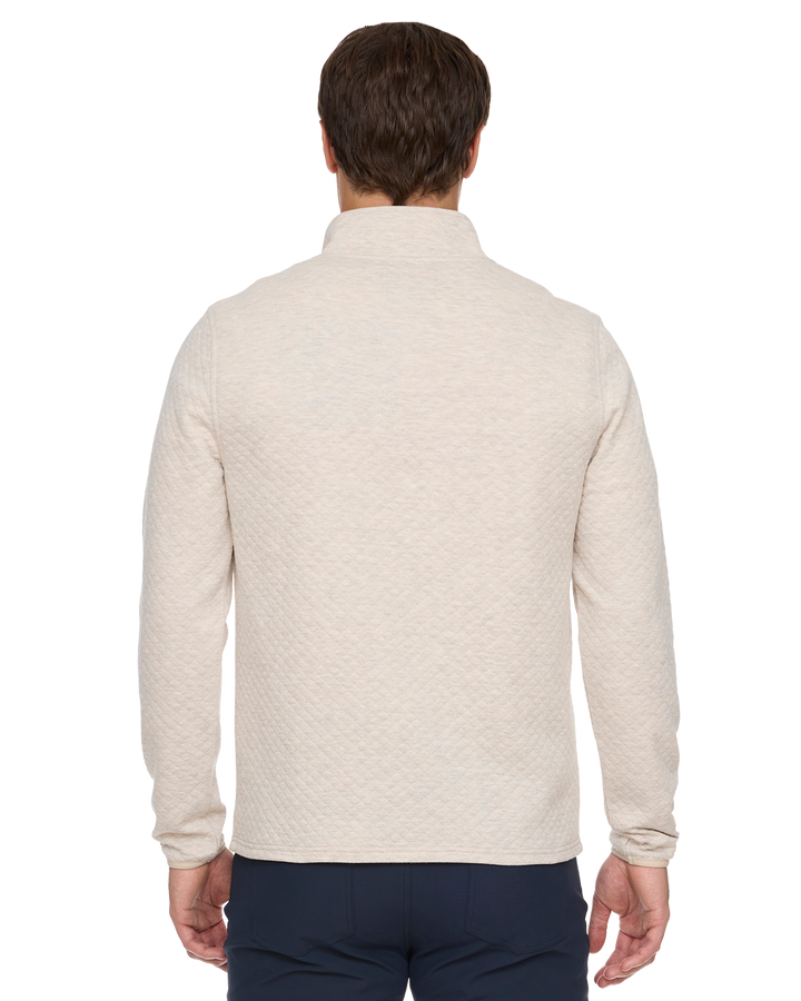 BRADNER SUPER SOFT QUILTED 1/4-ZIP PULLOVER