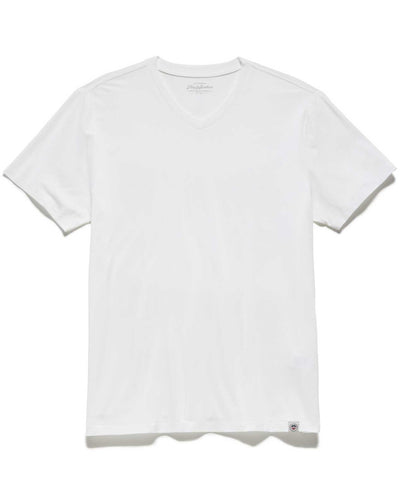 ESSENTIAL STRETCH COMFORT V-NECK TEE
