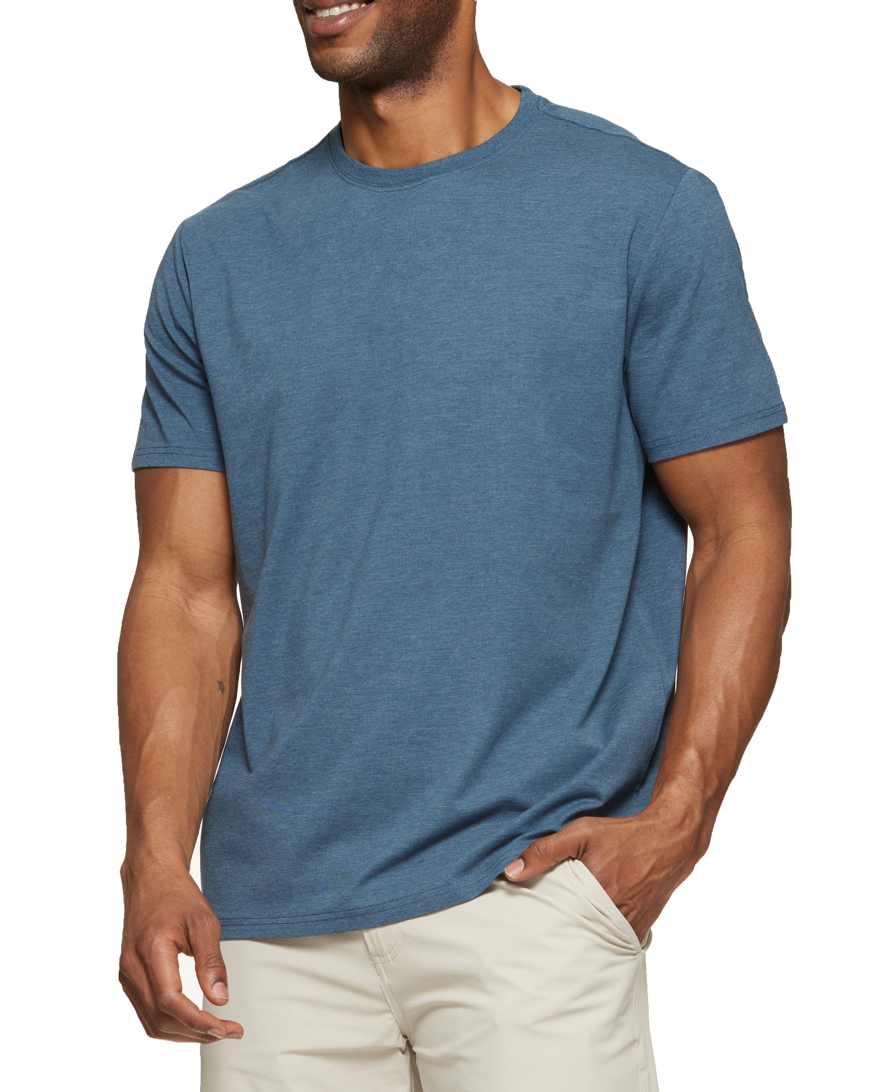 ESSENTIAL STRETCH COMFORT CREWNECK TEE – Flag & Anthem