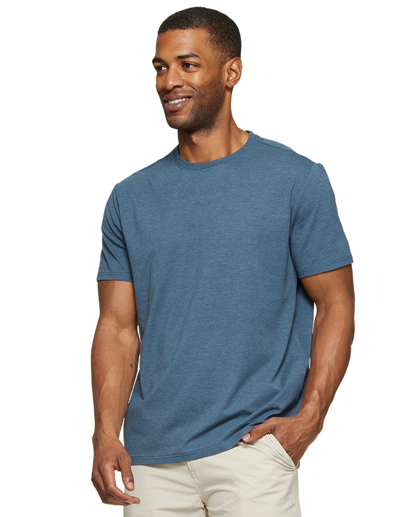 ★2025SS新作★aeae★USA BANNER HENLY NECK TEE USA BANNER HENLY NECK TEE [MELANGE GREY] – aeae JAPAN
