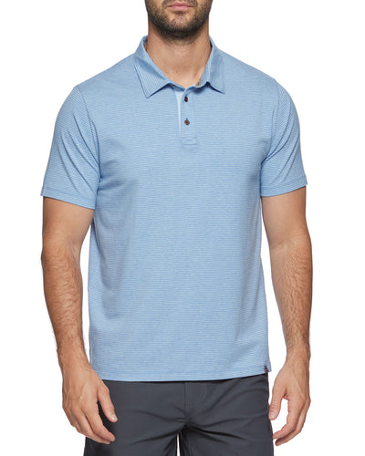 HASTINGS SUPER SOFT STRIPED POLO