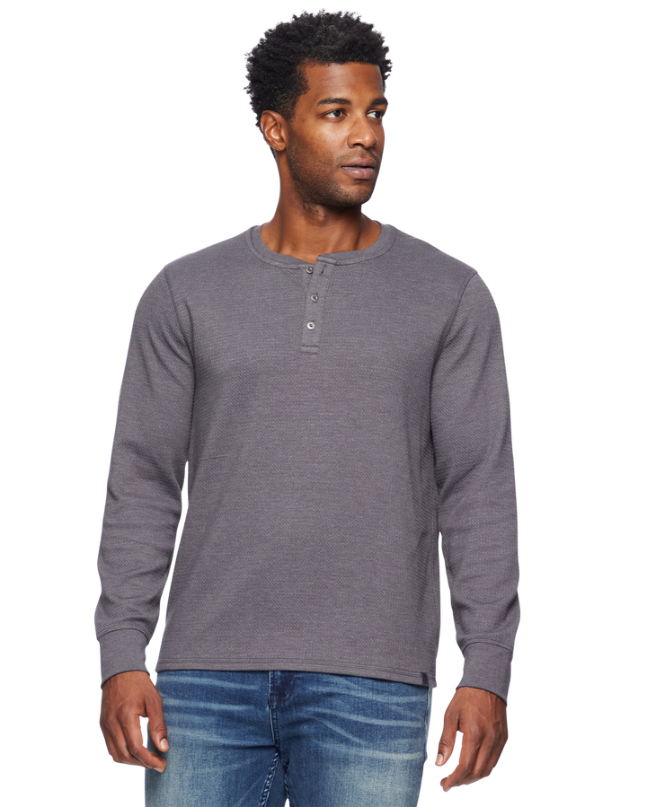 CHATSWORTH SOFT WAFFLE HENLEY