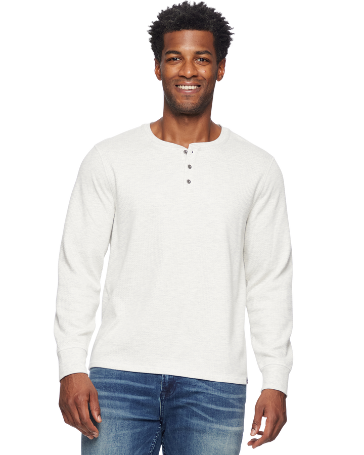 CHATSWORTH SOFT WAFFLE HENLEY