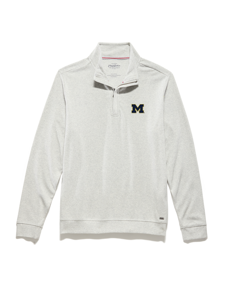 MICHIGAN HERO STRETCH KNIT 1/4-ZIP