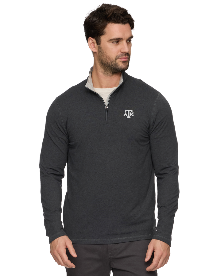 TEXAS A&M CLUTCH COMFORT 1/4 ZIP
