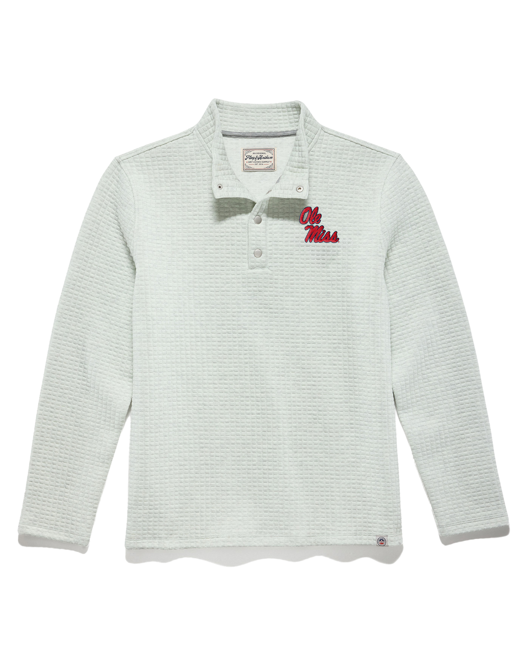 OLE MISS SILVERTON QUILTED 1/4 SNAP