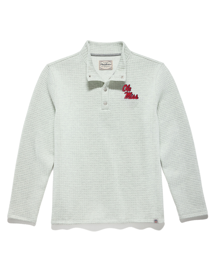 OLE MISS SILVERTON QUILTED 1/4 SNAP