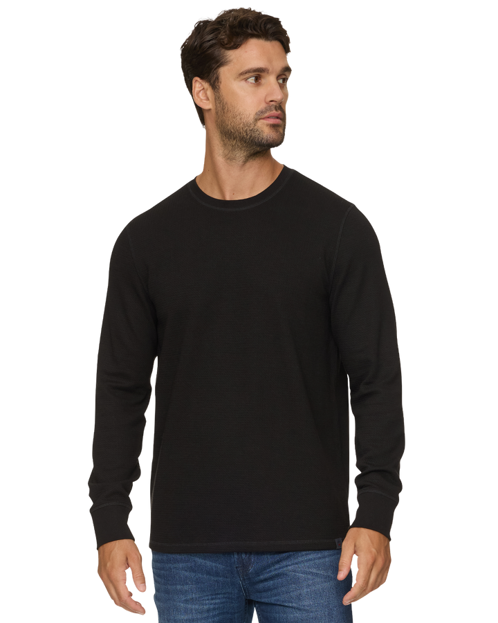 CHATSWORTH SOFT WAFFLE CREWNECK