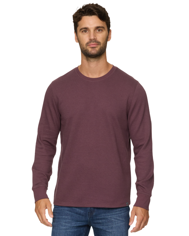 CHATSWORTH SOFT WAFFLE CREWNECK