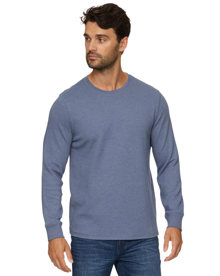 CHATSWORTH SOFT WAFFLE CREWNECK