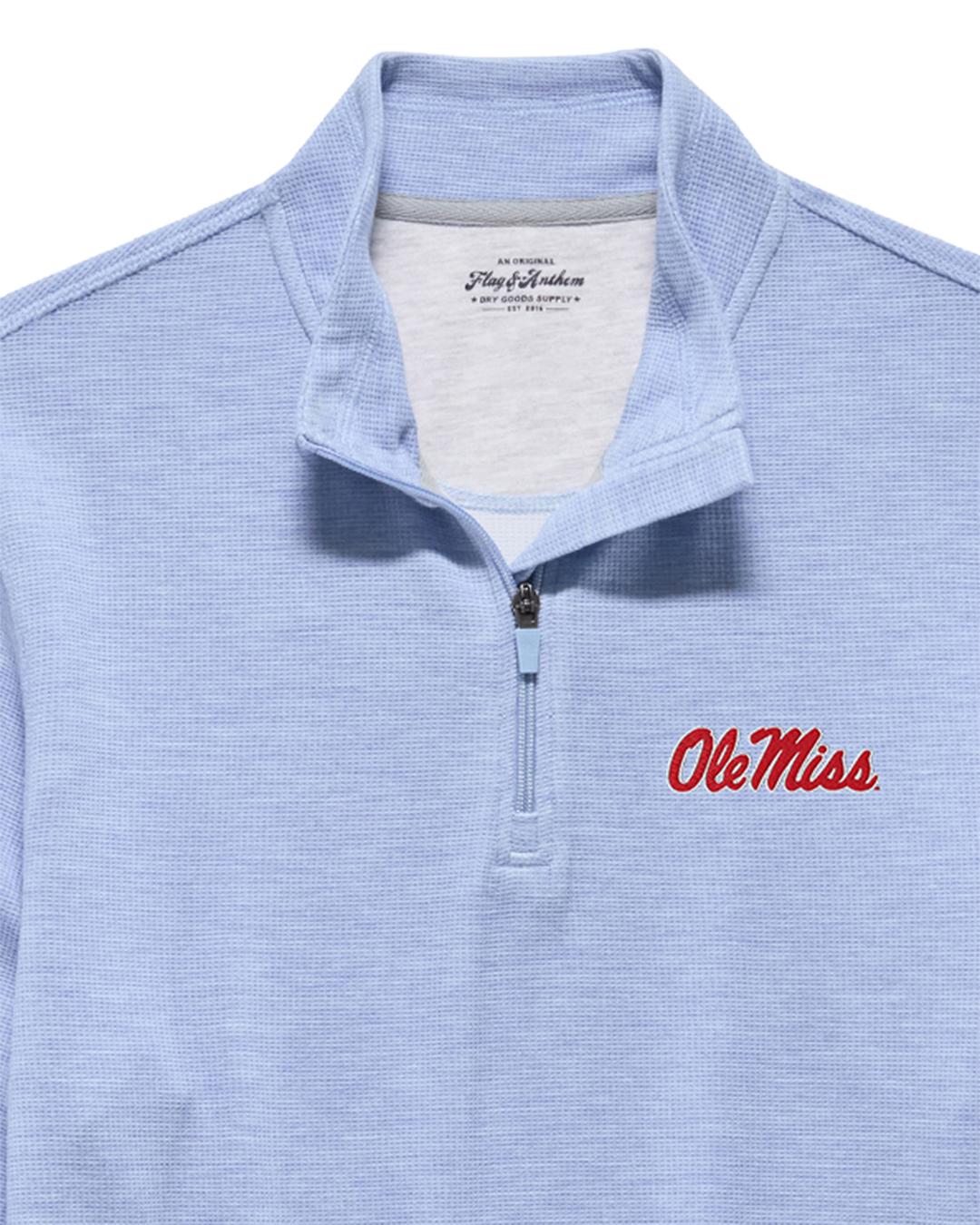 OLE MISS SUMMIT SUPER SOFT 1/4-ZIP