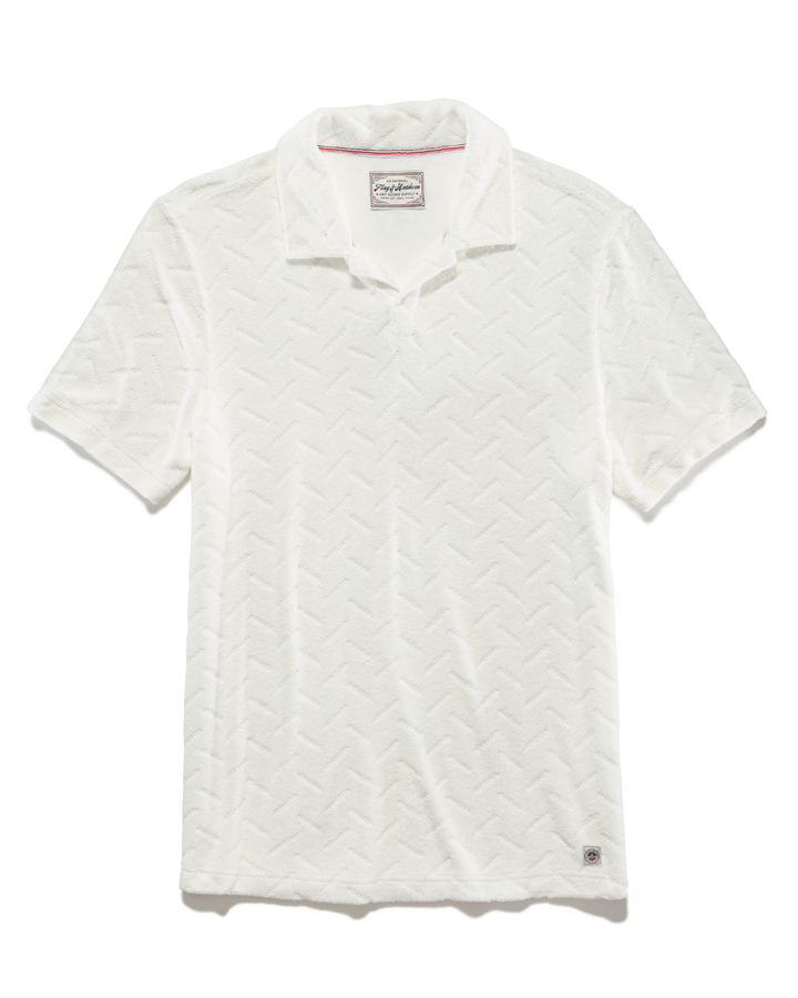 SOMERVILLE TEXTURED TERRY POLO
