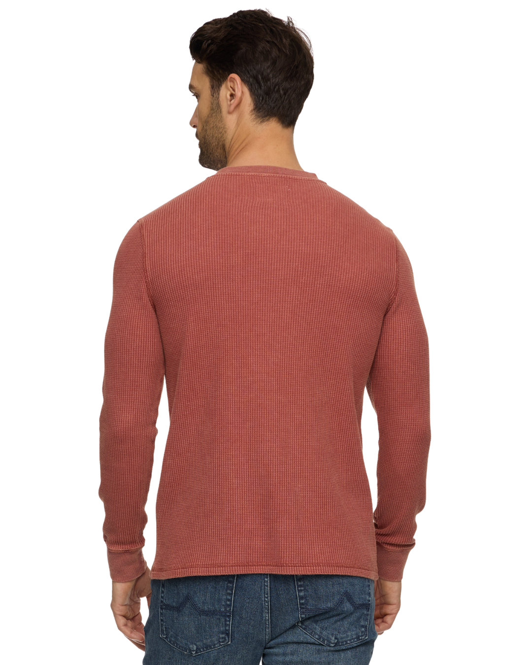 TEXAS VINTAGE SOFT WAFFLE HENLEY