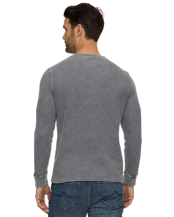 VINTAGE SOFT WAFFLE HENLEY