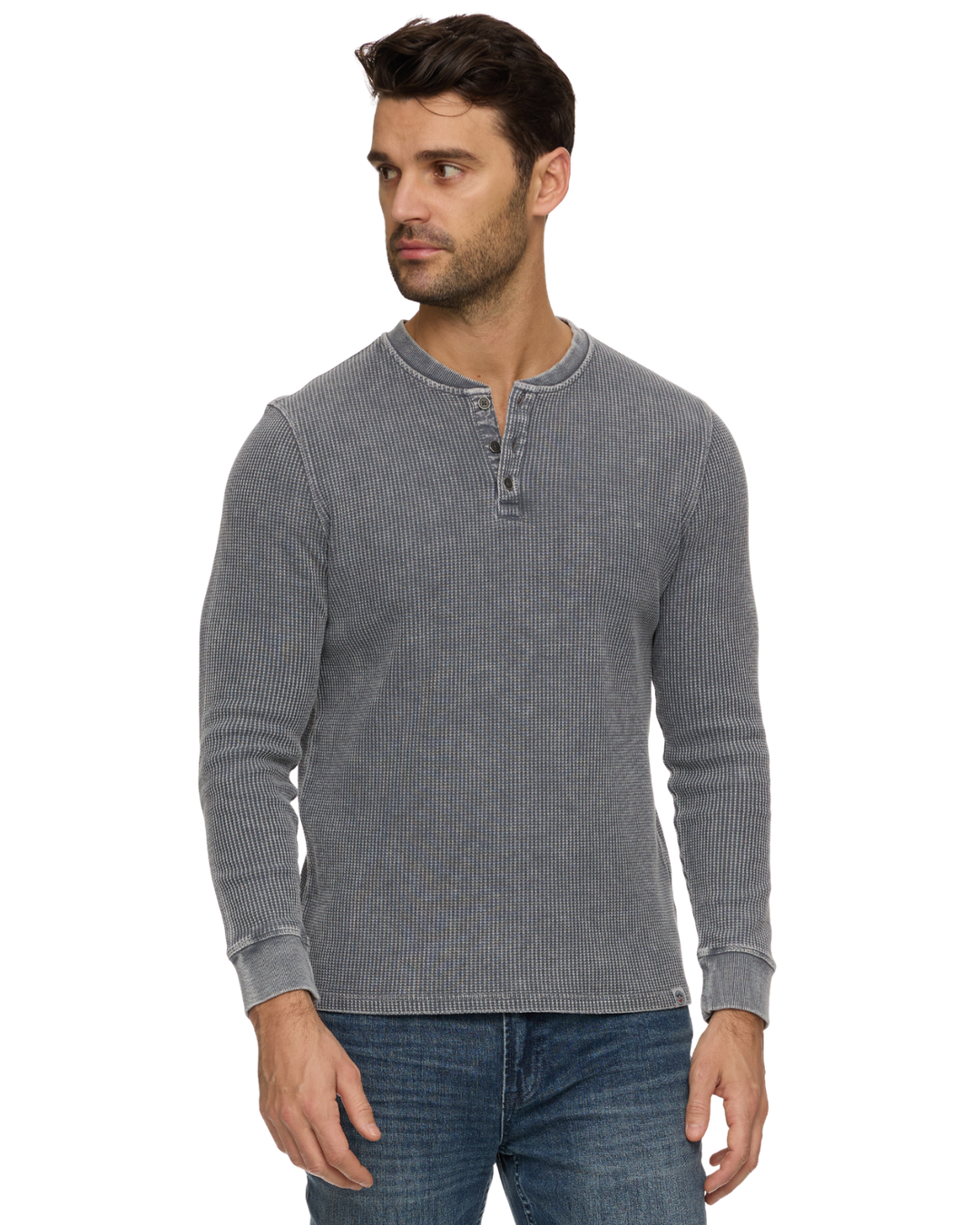 VINTAGE SOFT WAFFLE HENLEY