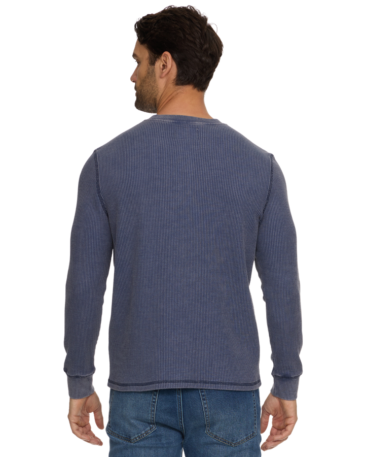 VINTAGE SOFT WAFFLE HENLEY